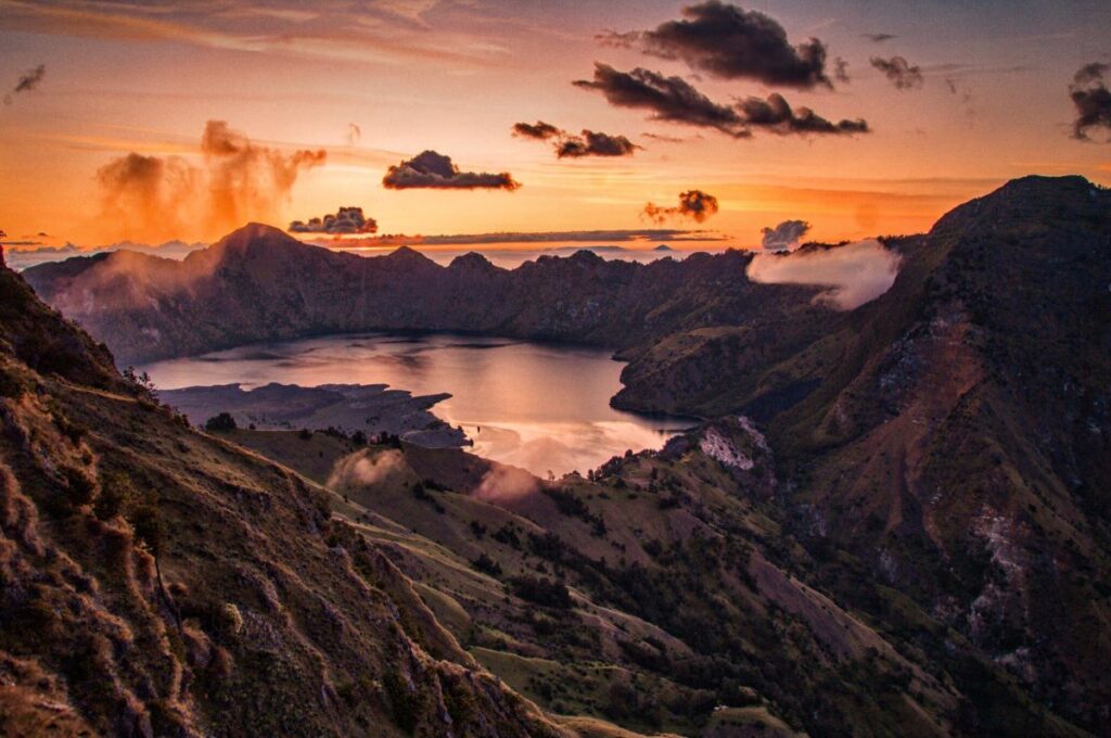 Lake Segara Anak, Lombok Island, Indonesia